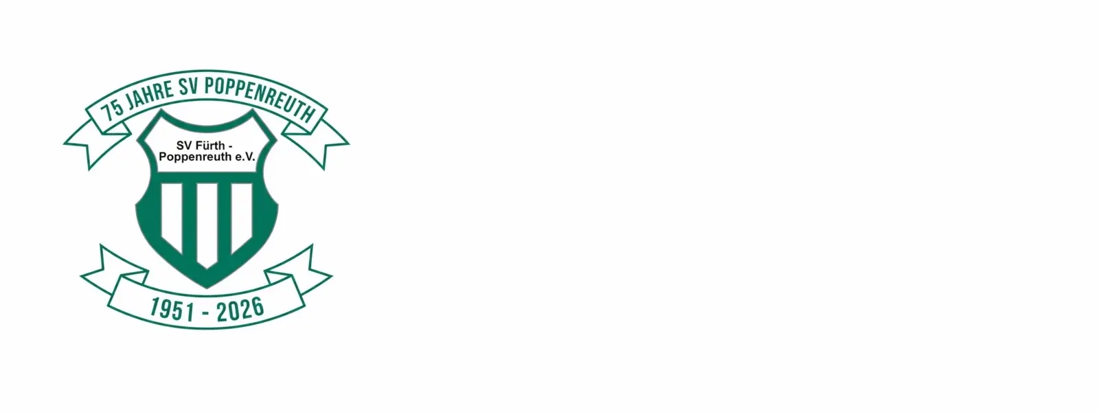 Logo SV Poppenreuth 75 Jahre Jubiläum